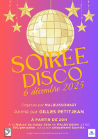 Soirée DISCO GILLES PETITJEAN